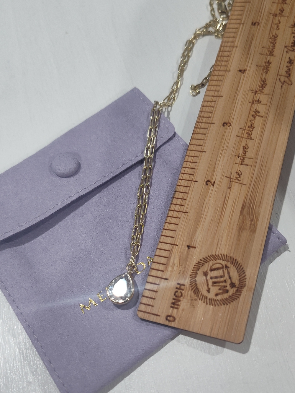 Melinda Maria Drop Of Perfection Necklace - Picture 5 of 6